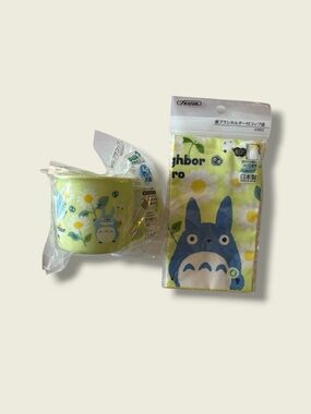 My Neighbour Totoro Kids Bundle - Plastic Cup & Drawstring bag